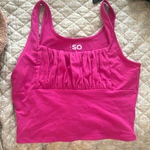 HOT PINK crop top